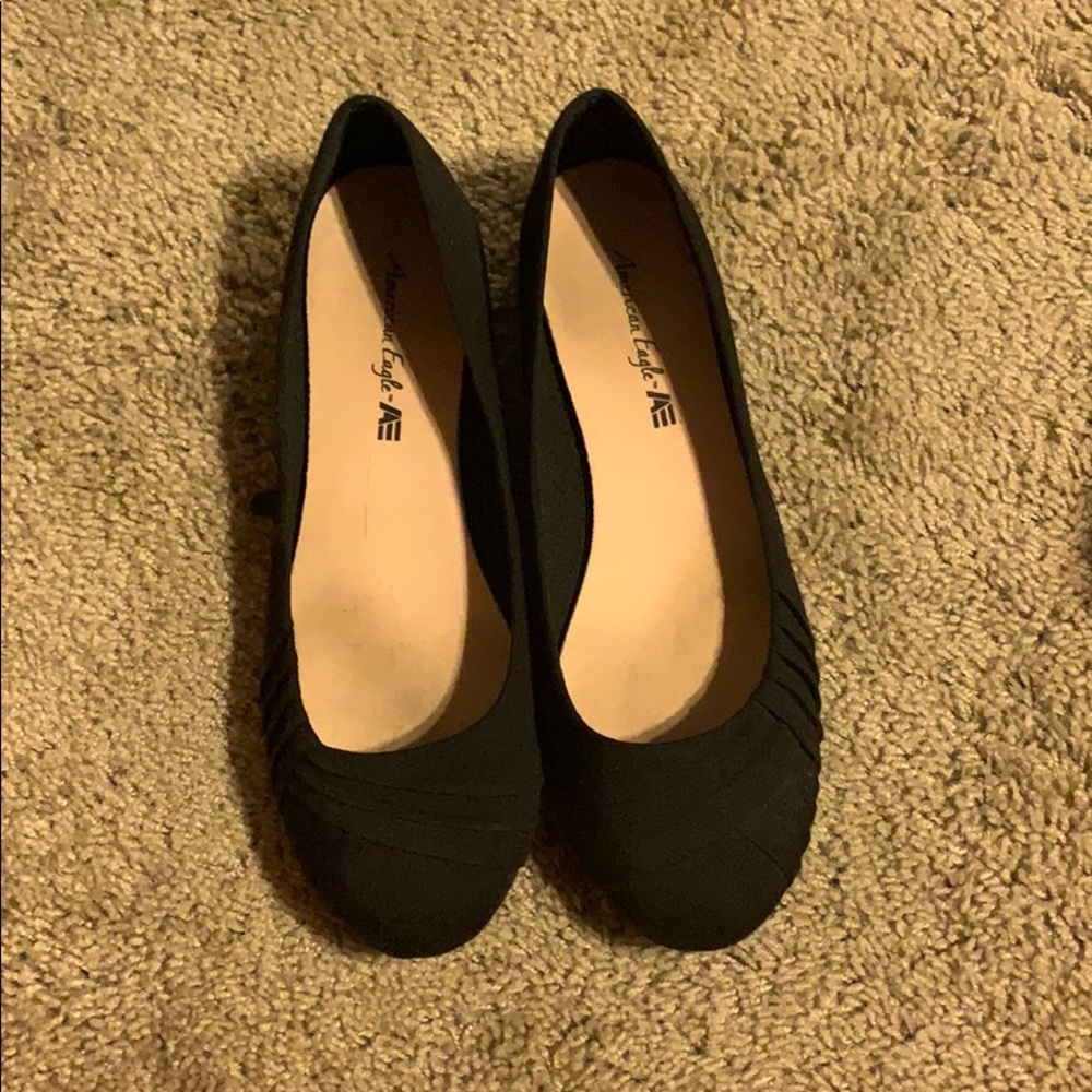 American Eagle Black Flats